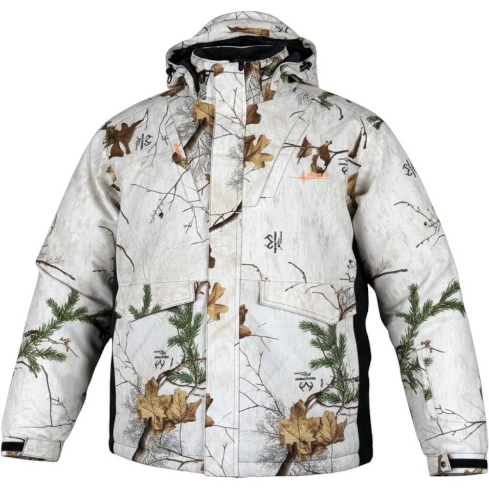 Habit Realtree Xtra Colors Snow Camo Scent Factor Hooded Hunting Jacket Mens XL